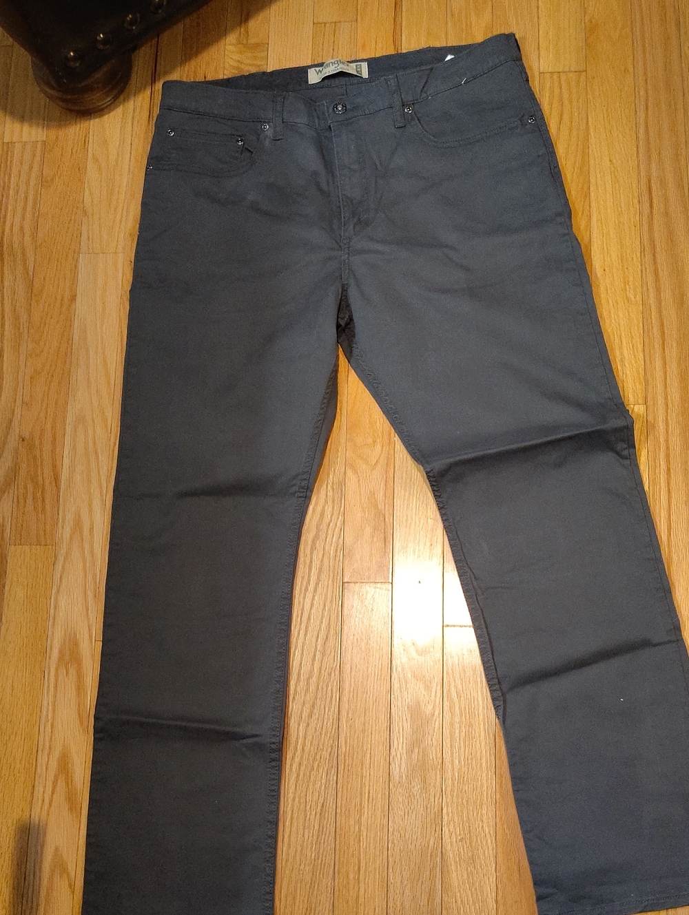 Men's Straight Fit Gray Stretch Jeans